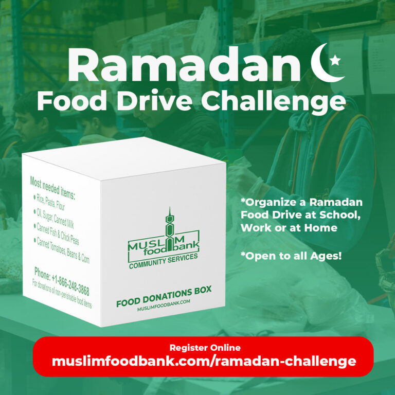 Ramadan Food Drive Challenge - Muslim Food Bank