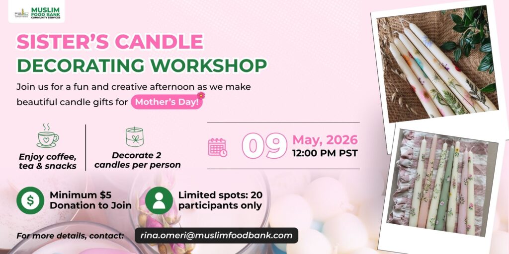 Sister’s Candle Decorating Workshop