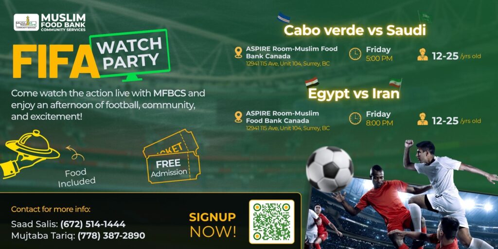 FIFA Watch Party: Egypt vs Iran & Cabo Verde vs Saudi Arabia