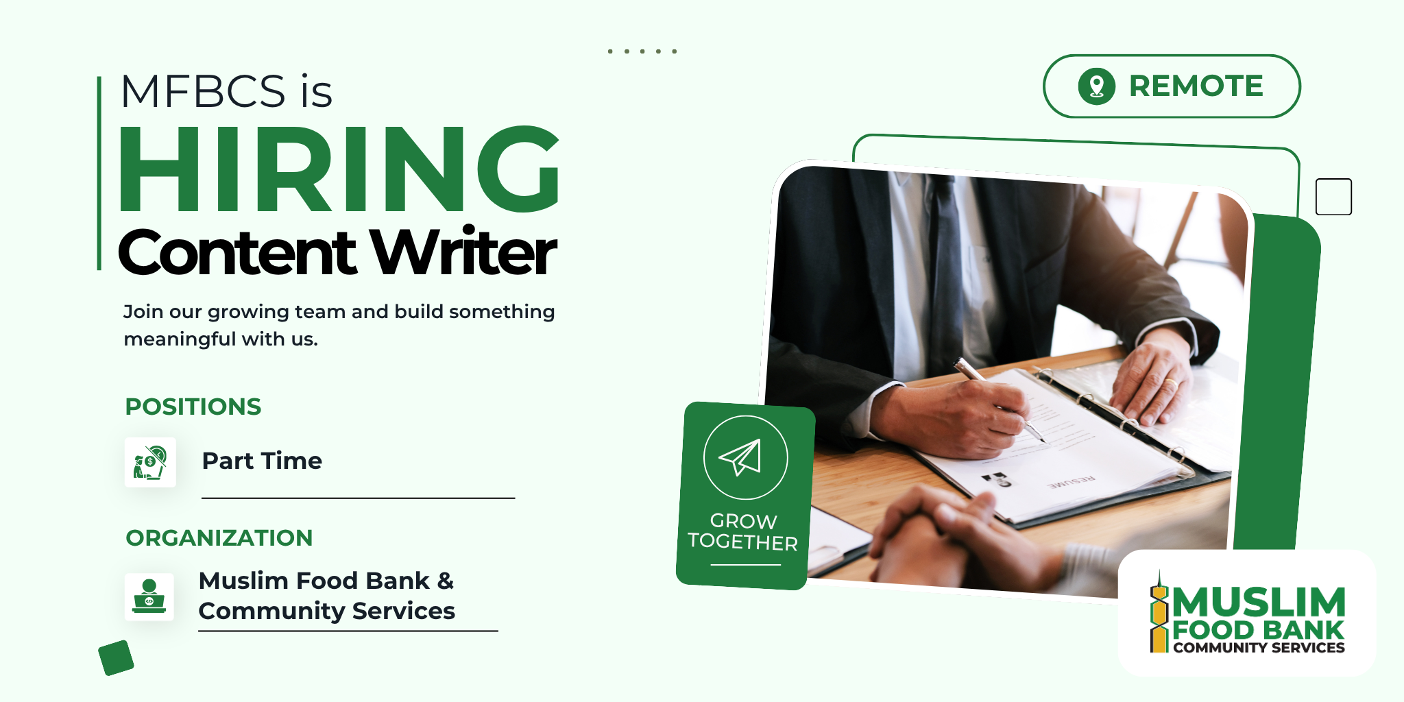 Content Writer, Digital & Fundraising